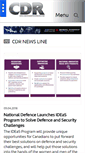 Mobile Screenshot of canadiandefencereview.com